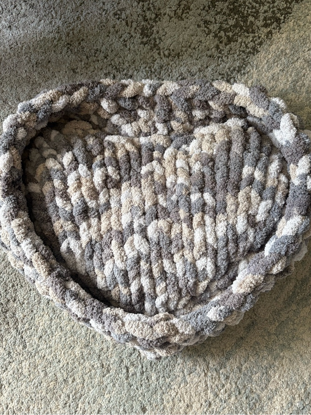 Small Handmade Heart Shaped Pet Bed